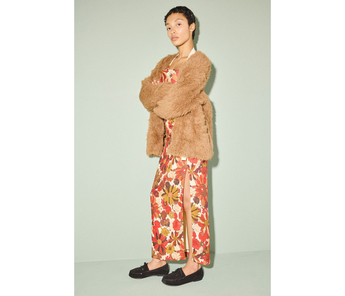 FREDA SALVADOR CELESTE FRINGE LOAFER