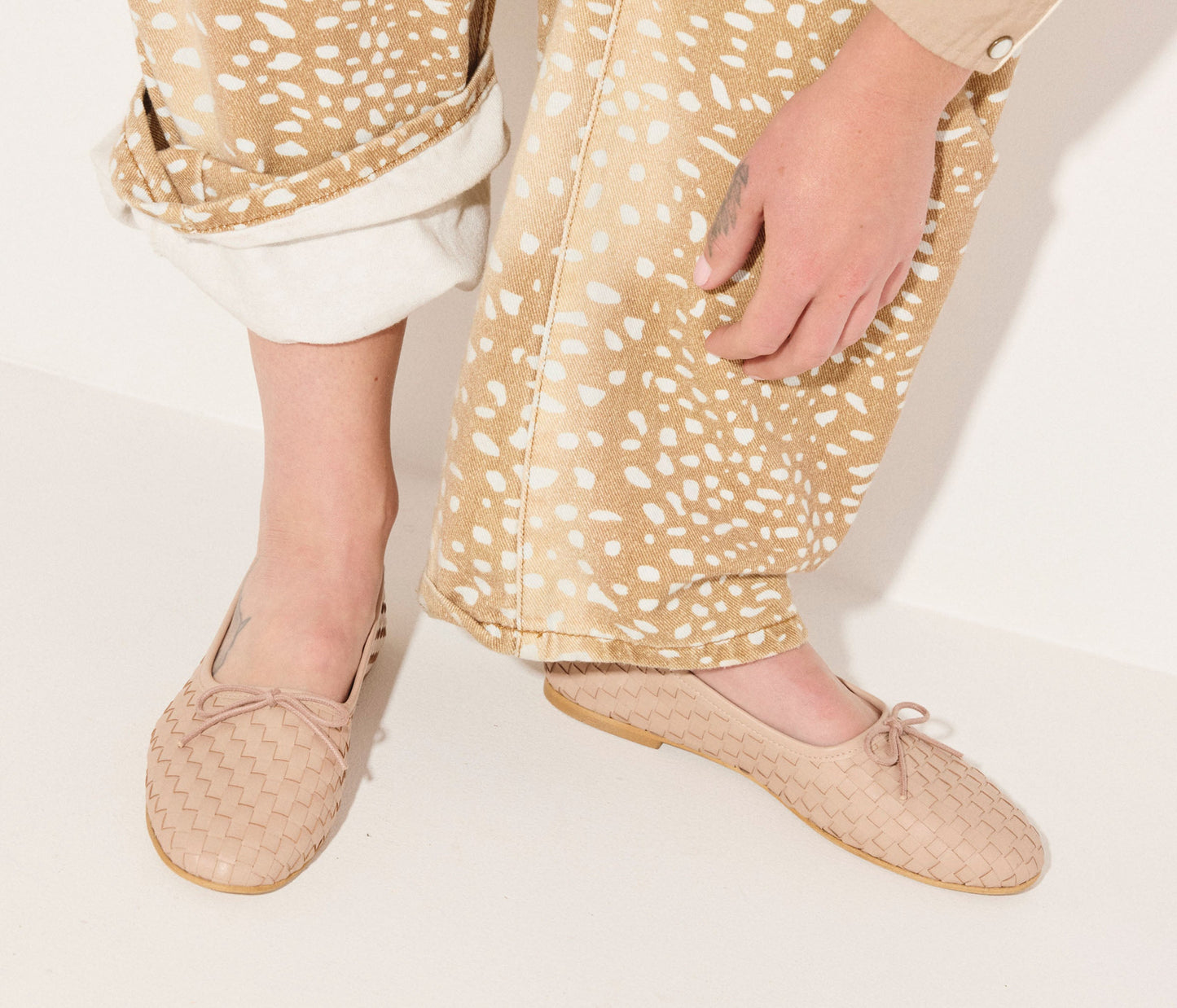 FREDA SALVADOR ROMA ROUND TOE BALLET FLAT