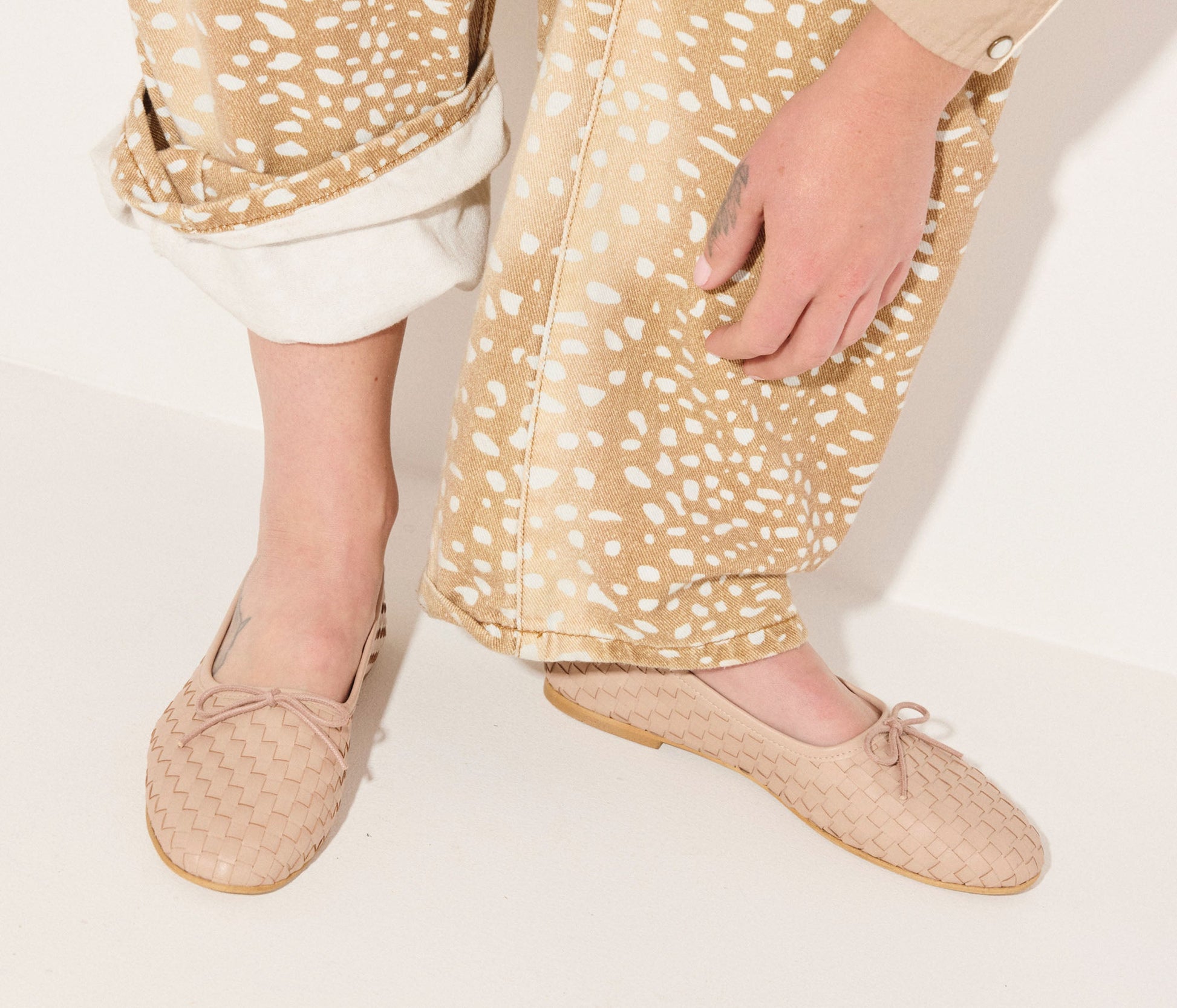 FREDA SALVADOR ROMA ROUND TOE BALLET FLAT