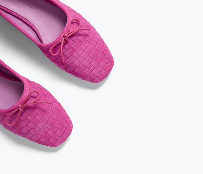 FREDA SALVADOR JADA SQUARE TOE BALLET FLAT