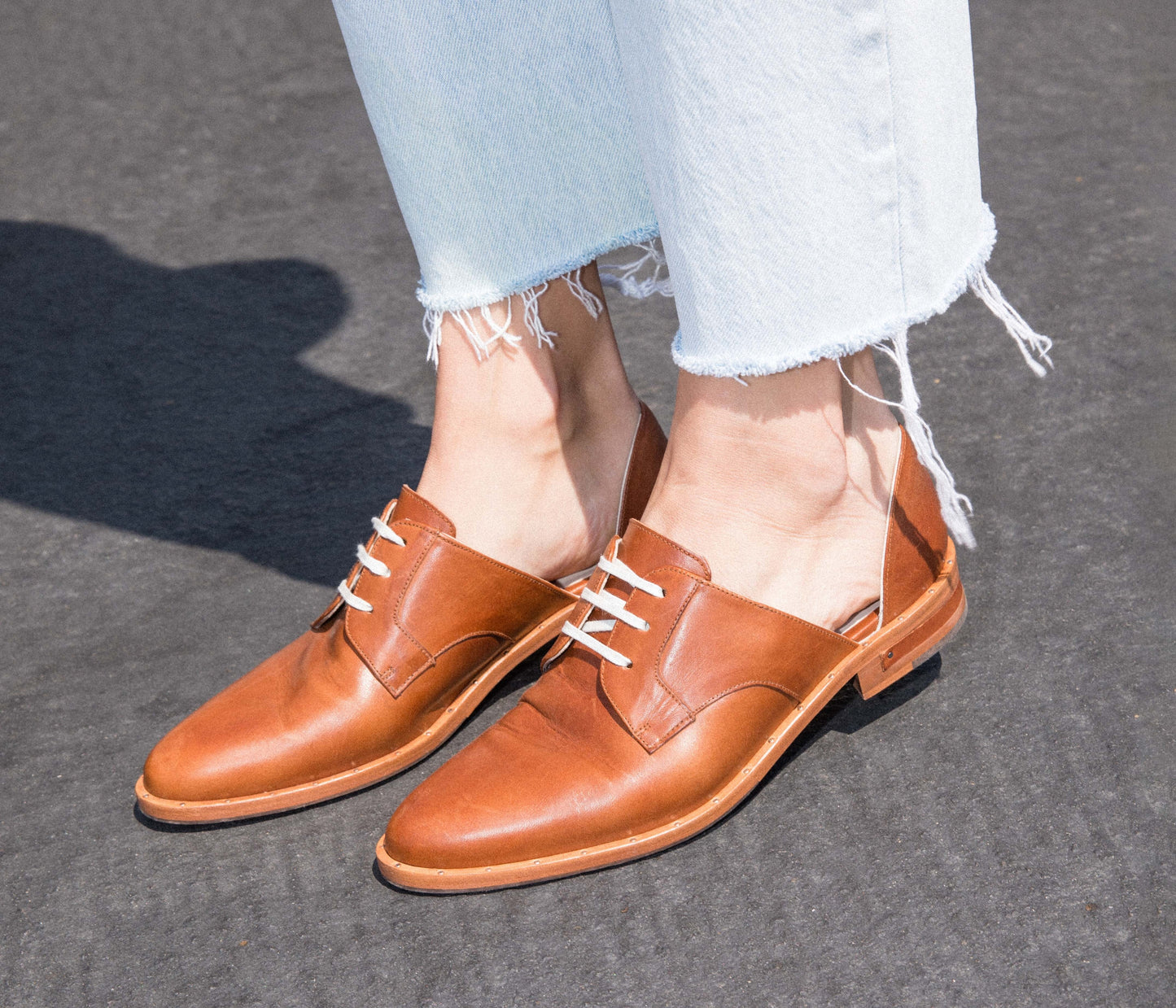 FREDA SALVADOR WIT D'ORSAY OXFORD