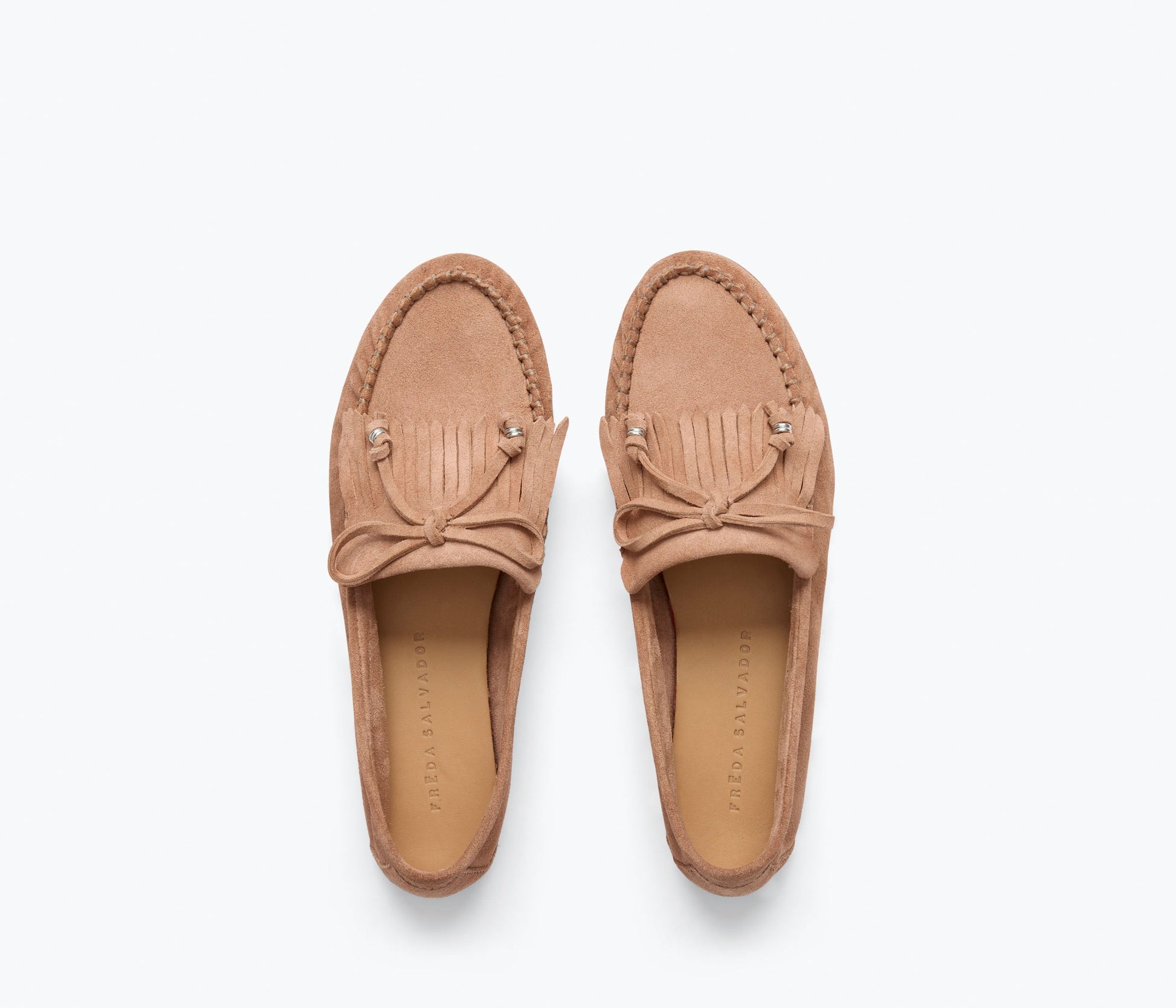FREDA SALVADOR CELESTE FRINGE LOAFER