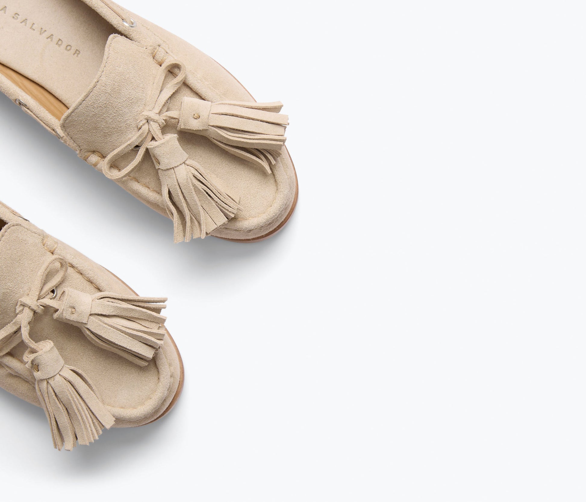 FREDA SALVADOR LEON TASSEL PENNY LOAFER MULE