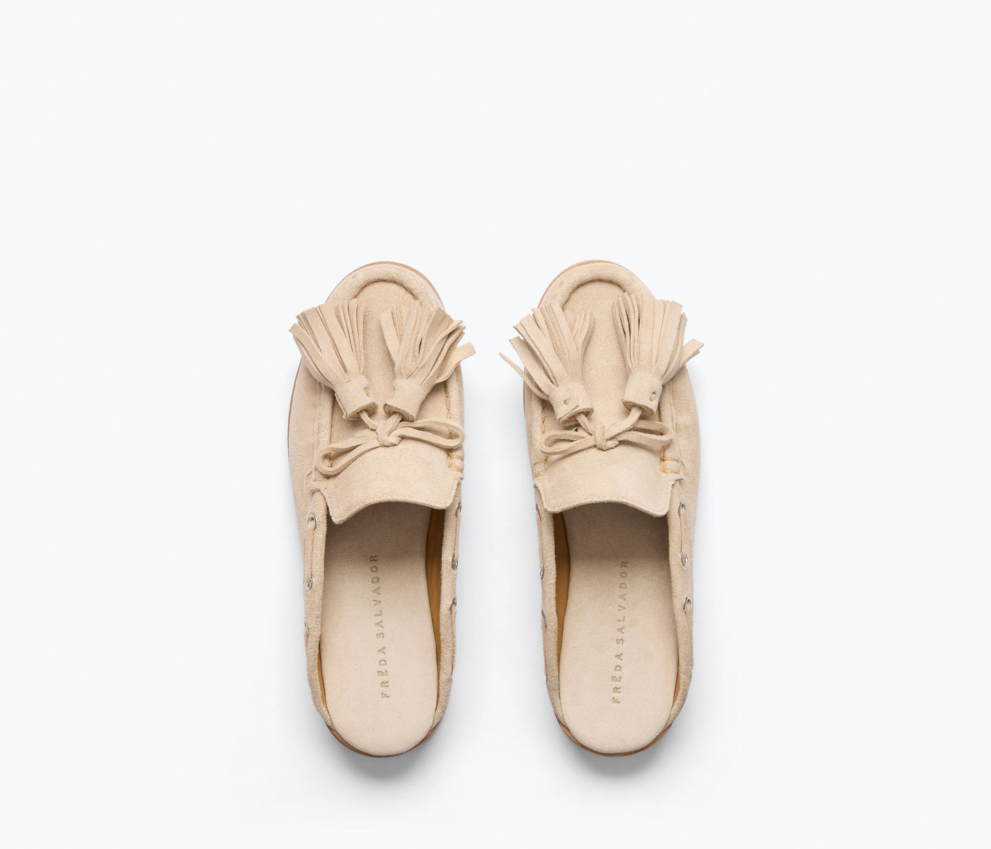 FREDA SALVADOR LEON TASSEL PENNY LOAFER MULE