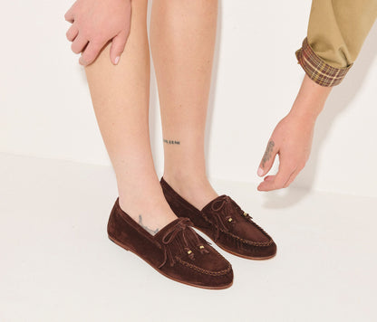 FREDA SALVADOR CELESTE FRINGE LOAFER
