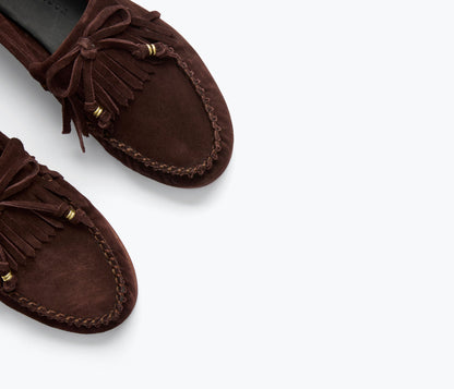 FREDA SALVADOR CELESTE FRINGE LOAFER