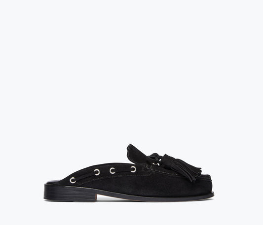 FREDA SALVADOR LEON TASSEL PENNY LOAFER MULE