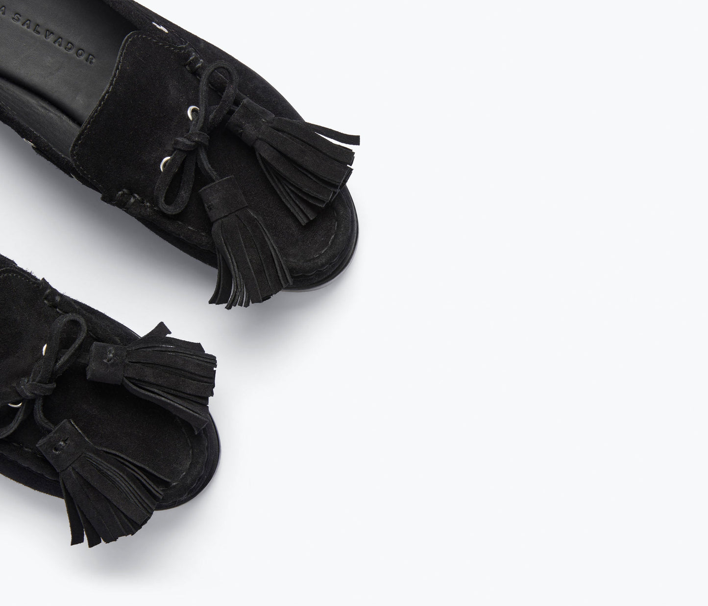 FREDA SALVADOR LEON TASSEL PENNY LOAFER MULE