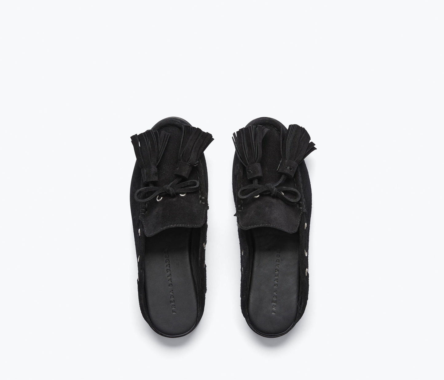 FREDA SALVADOR LEON TASSEL PENNY LOAFER MULE