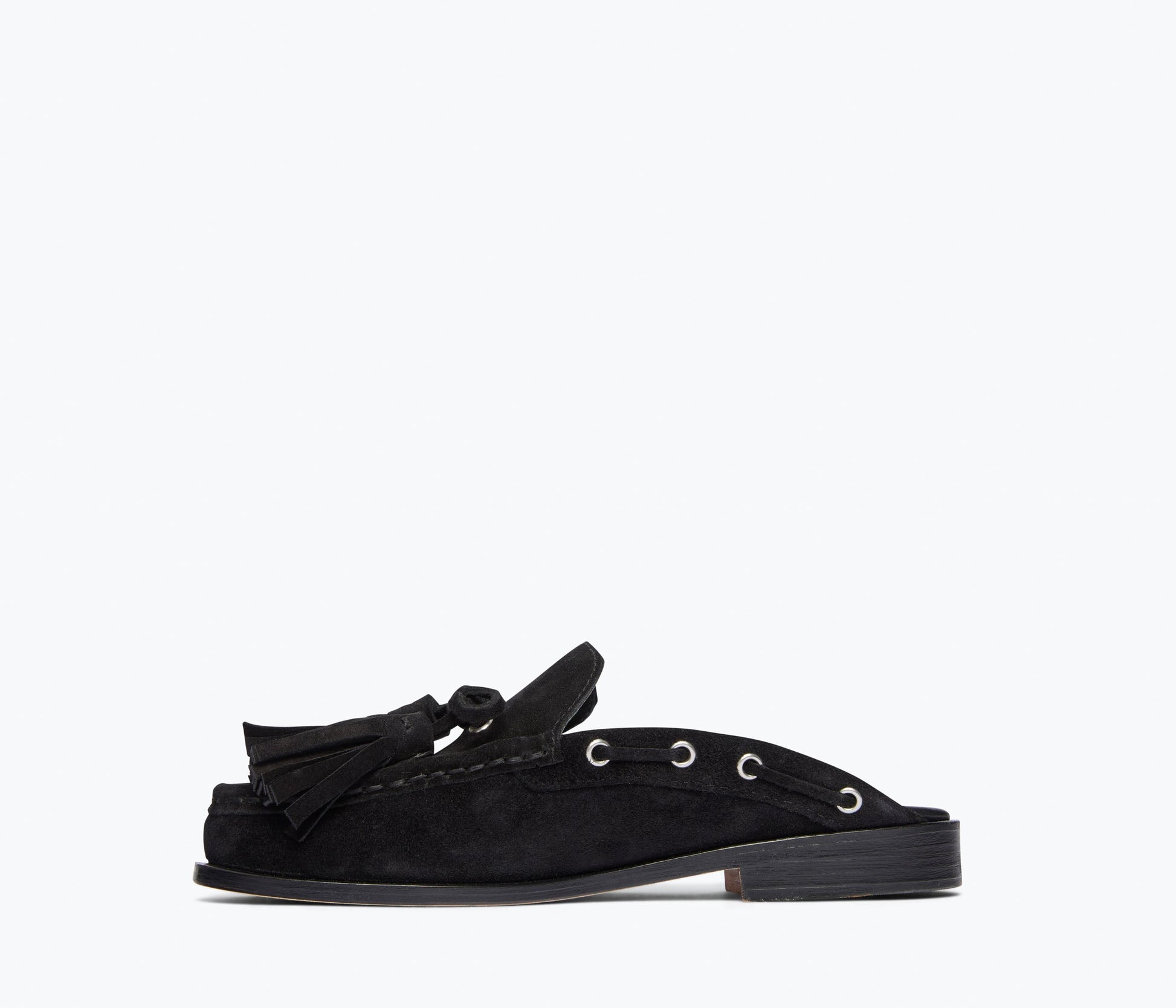 FREDA SALVADOR LEON TASSEL PENNY LOAFER MULE