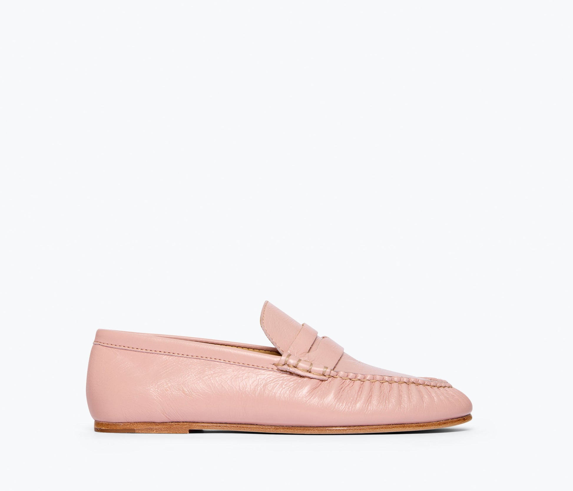 FREDA SALVADOR SYDNEY RUCHED PENNY LOAFER