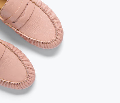 FREDA SALVADOR SYDNEY RUCHED PENNY LOAFER