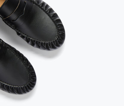 FREDA SALVADOR SYDNEY RUCHED PENNY LOAFER