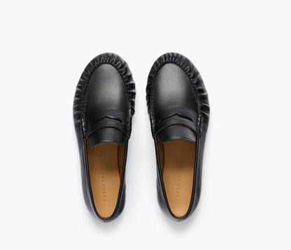 FREDA SALVADOR SYDNEY RUCHED PENNY LOAFER