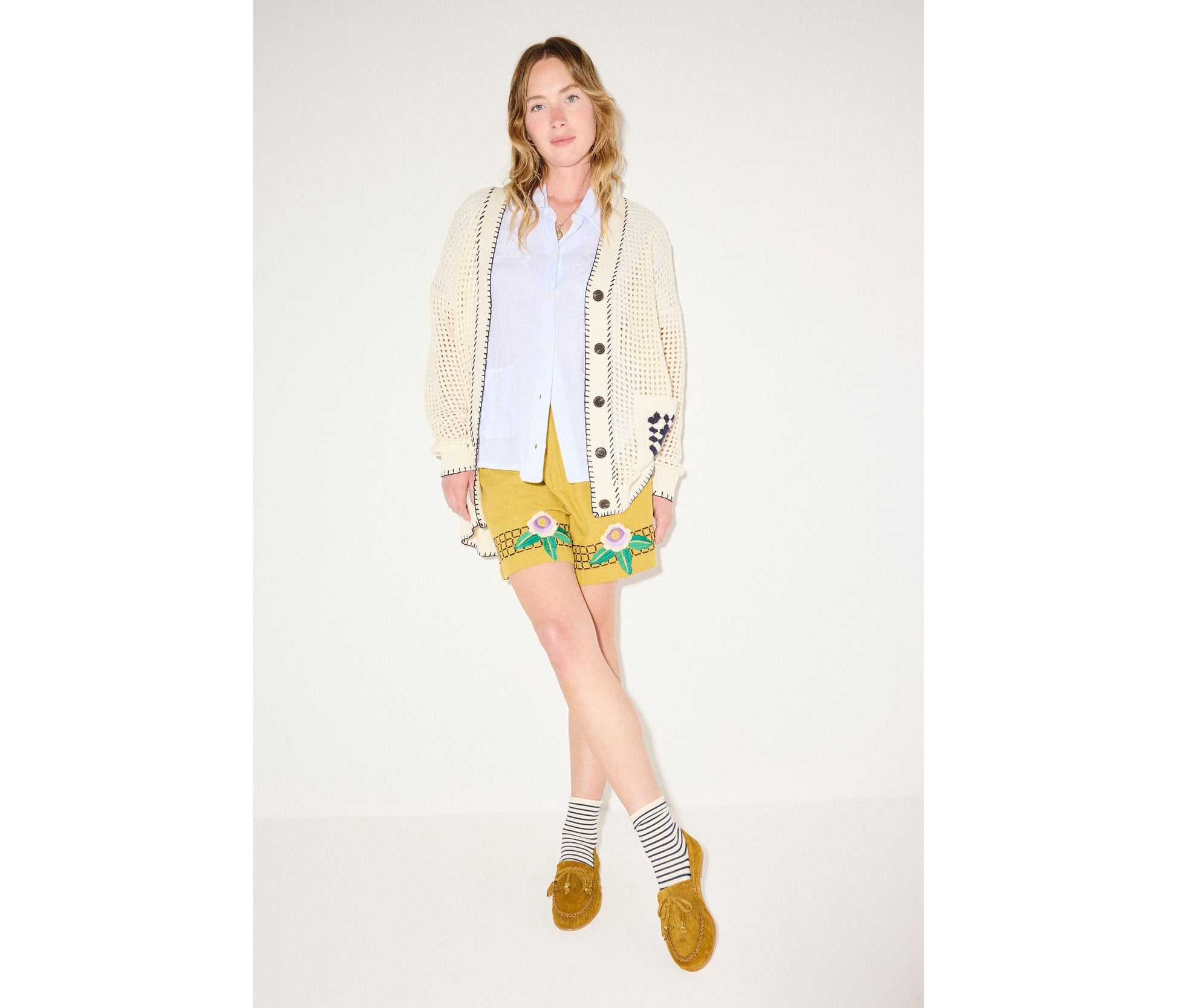 FREDA SALVADOR CELESTE FRINGE LOAFER