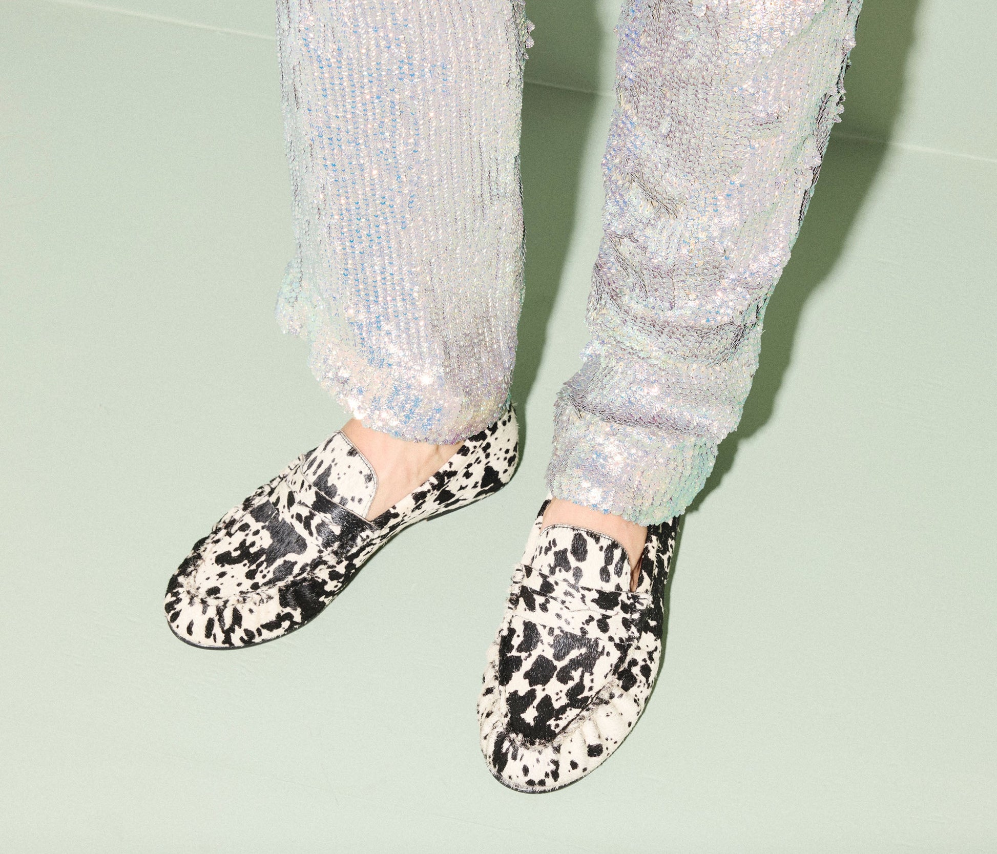FREDA SALVADOR SYDNEY RUCHED PENNY LOAFER
