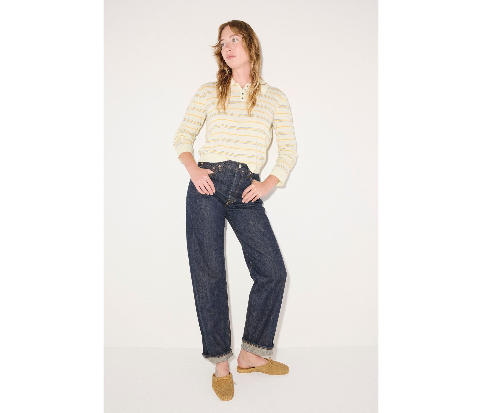 FREDA SALVADOR CAMMIE WOVEN MULE