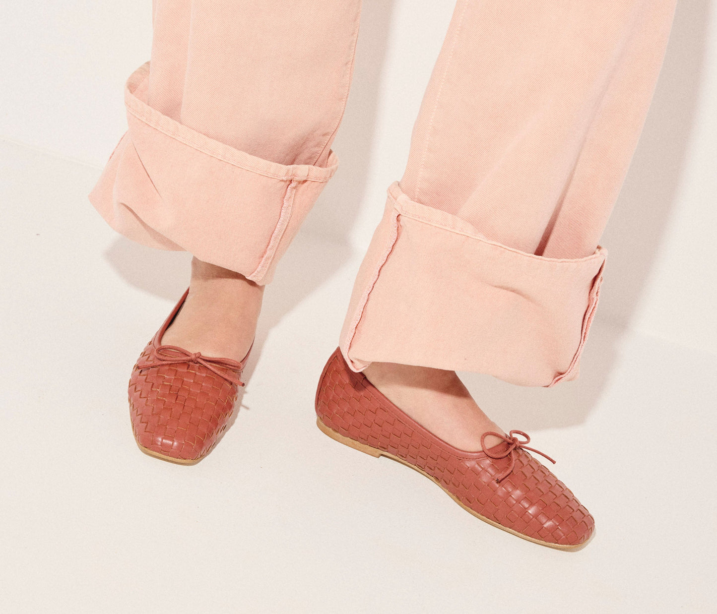 FREDA SALVADOR JADA SQUARE TOE BALLET FLAT