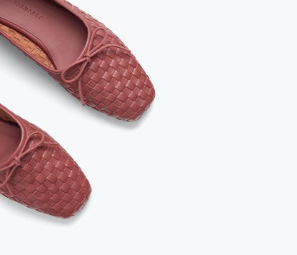FREDA SALVADOR JADA SQUARE TOE BALLET FLAT