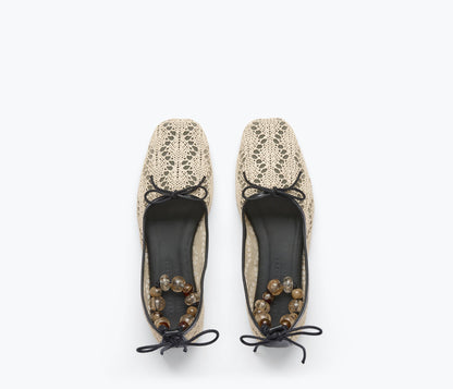 FREDA SALVADOR FS X LORNA MURRAY JADA SQUARE TOE BALLET FLAT