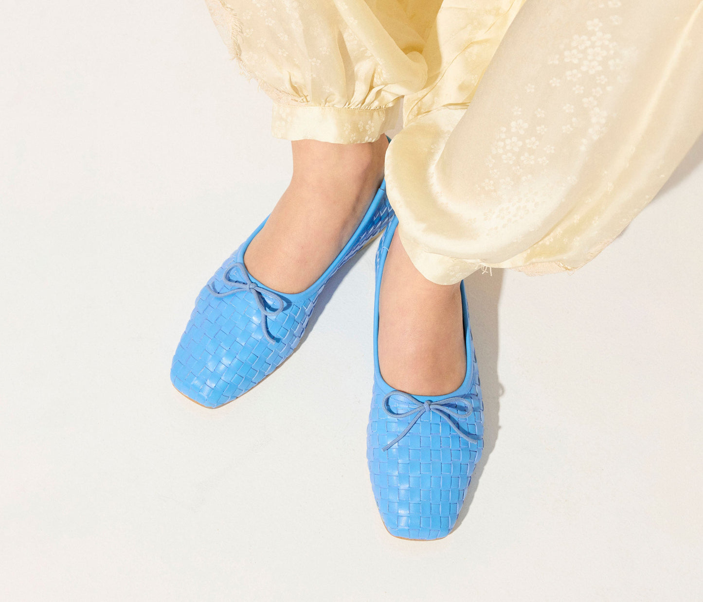 FREDA SALVADOR JADA SQUARE TOE BALLET FLAT