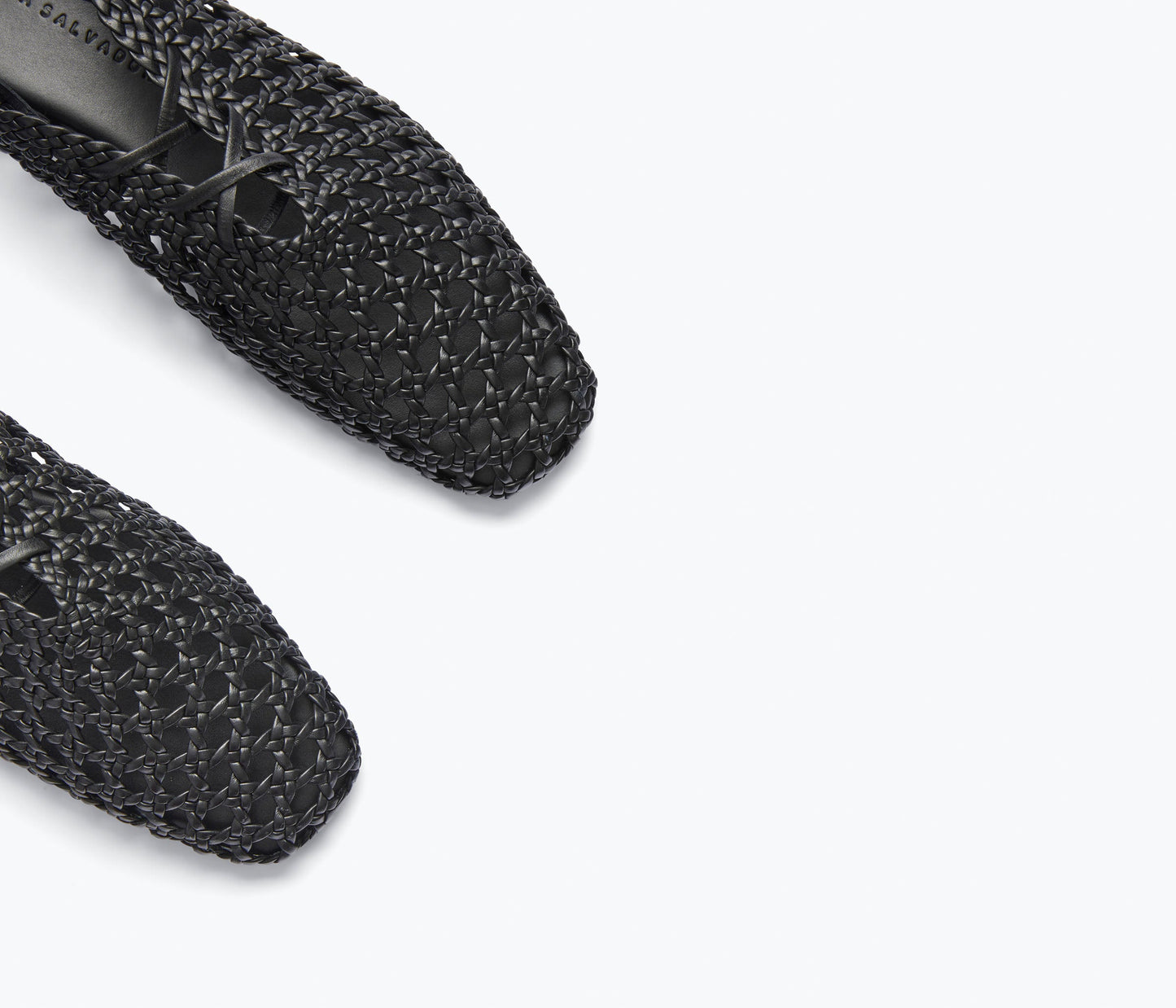 FREDA SALVADOR ETTA WOVEN ANKLE LACE-UP FLAT