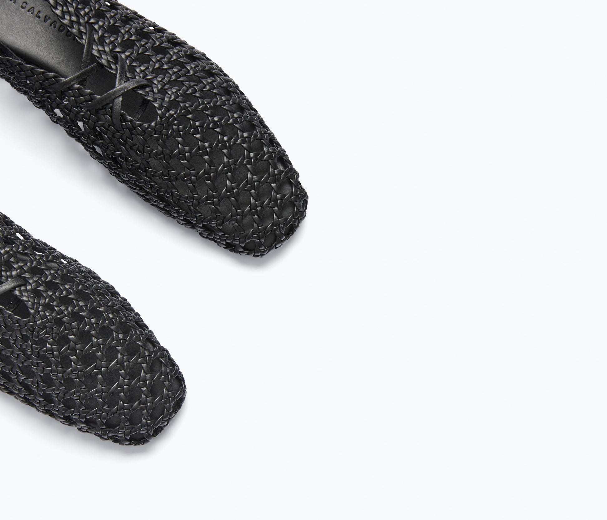 FREDA SALVADOR ETTA WOVEN ANKLE LACE-UP FLAT