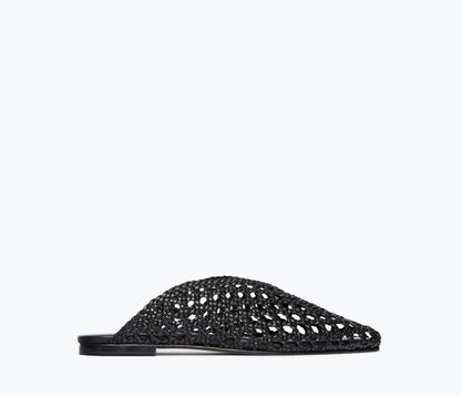 FREDA SALVADOR ETTA WOVEN ANKLE LACE-UP FLAT
