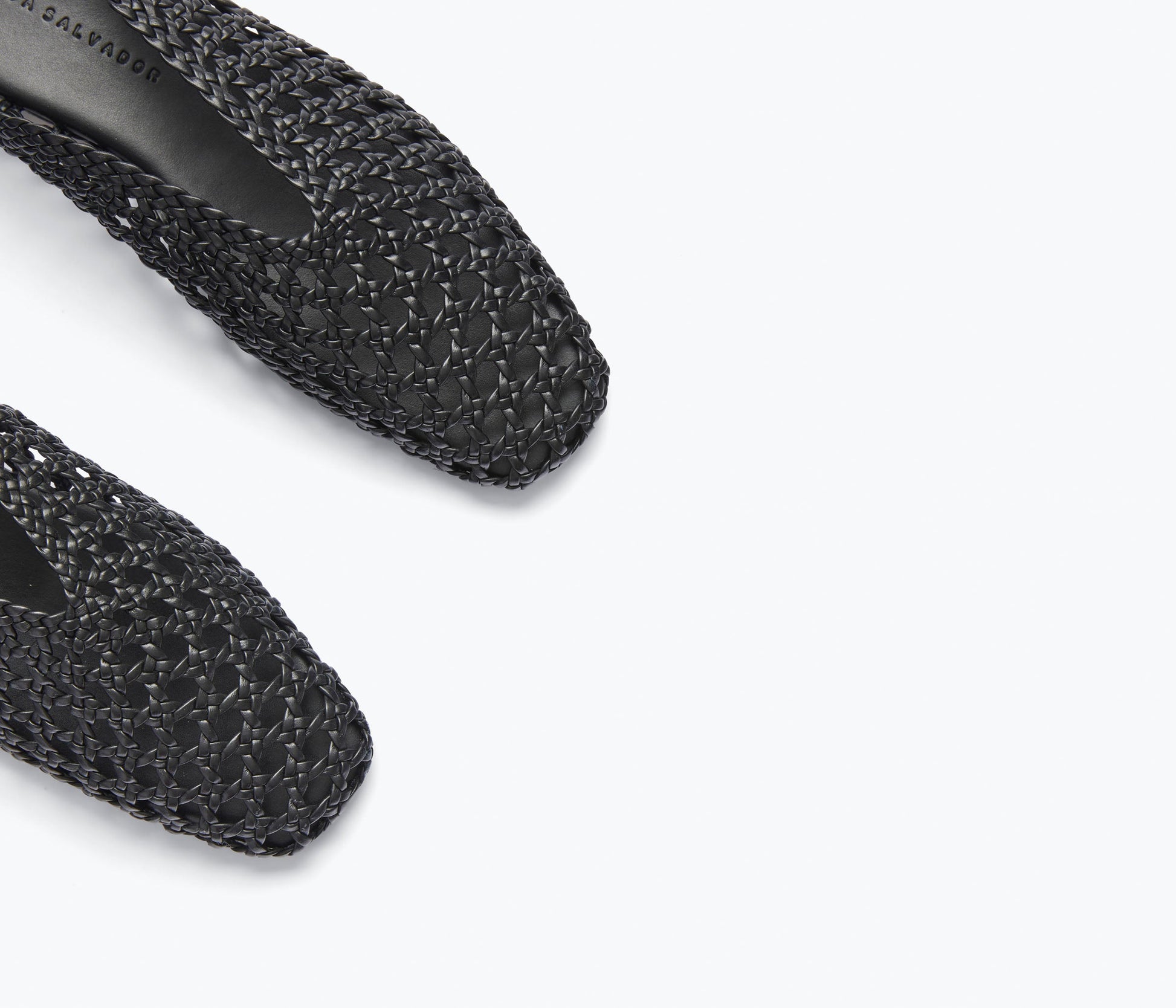 FREDA SALVADOR ETTA WOVEN ANKLE LACE-UP FLAT