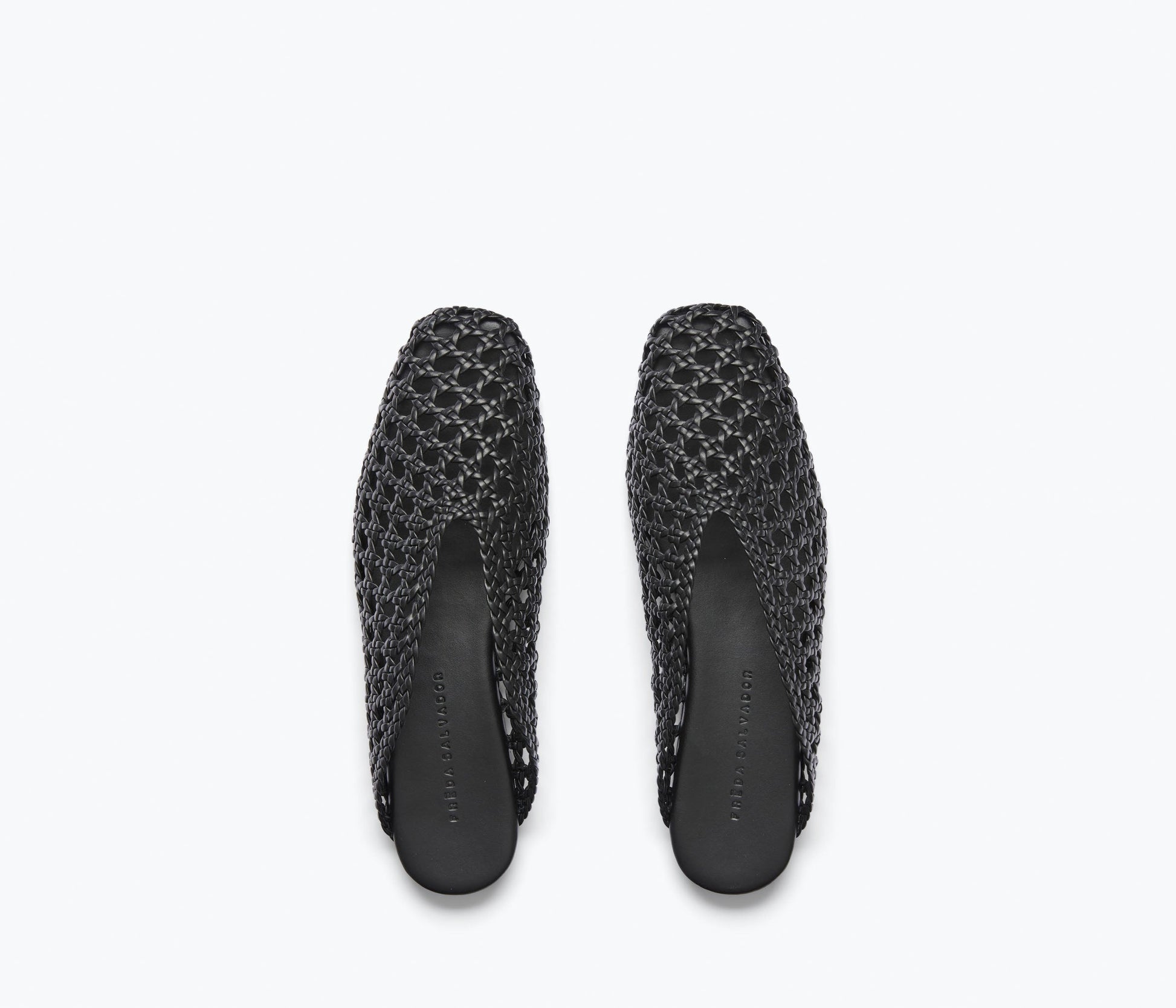 FREDA SALVADOR ETTA WOVEN ANKLE LACE-UP FLAT