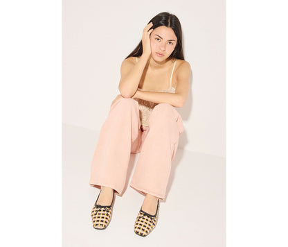 FREDA SALVADOR JADA SQUARE TOE BALLET FLAT