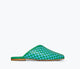 Kelly Green and Blue Woven Calf
