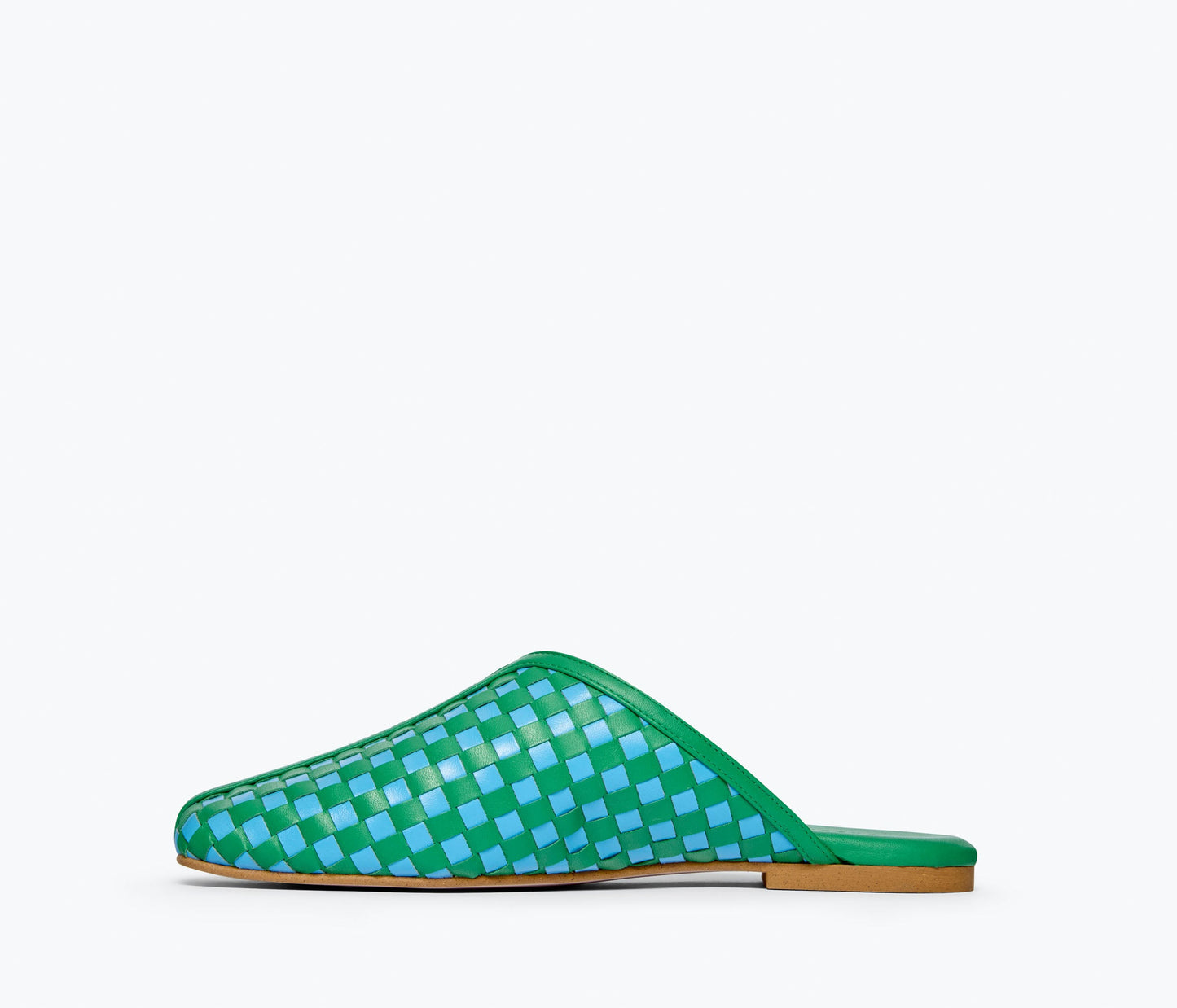 FREDA SALVADOR SAANVI WOVEN LEATHER SLIDE