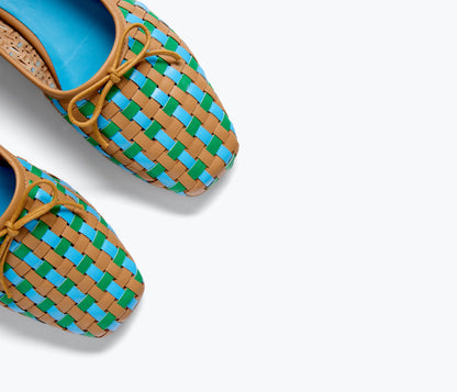 FREDA SALVADOR JADA SQUARE TOE BALLET FLAT