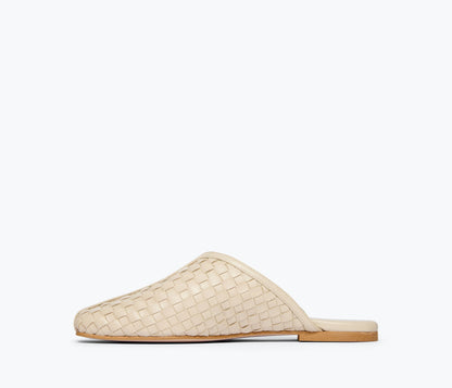 FREDA SALVADOR SAANVI WOVEN LEATHER SLIDE