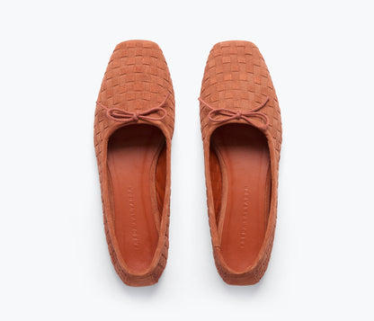 FREDA SALVADOR JADA SQUARE TOE BALLET FLAT
