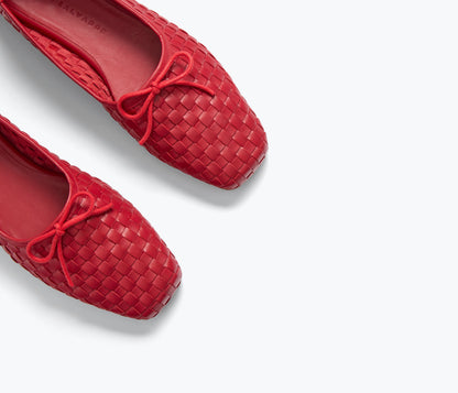 FREDA SALVADOR JADA SQUARE TOE BALLET FLAT