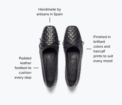 FREDA SALVADOR JADA SQUARE TOE BALLET FLAT