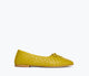 Chartreuse Closed Woven Calf