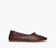 Umber Closed Woven Calf