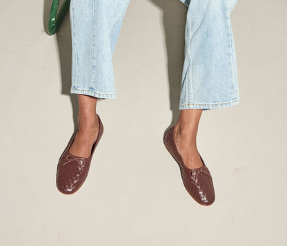FREDA SALVADOR ROMA ROUND TOE BALLET FLAT