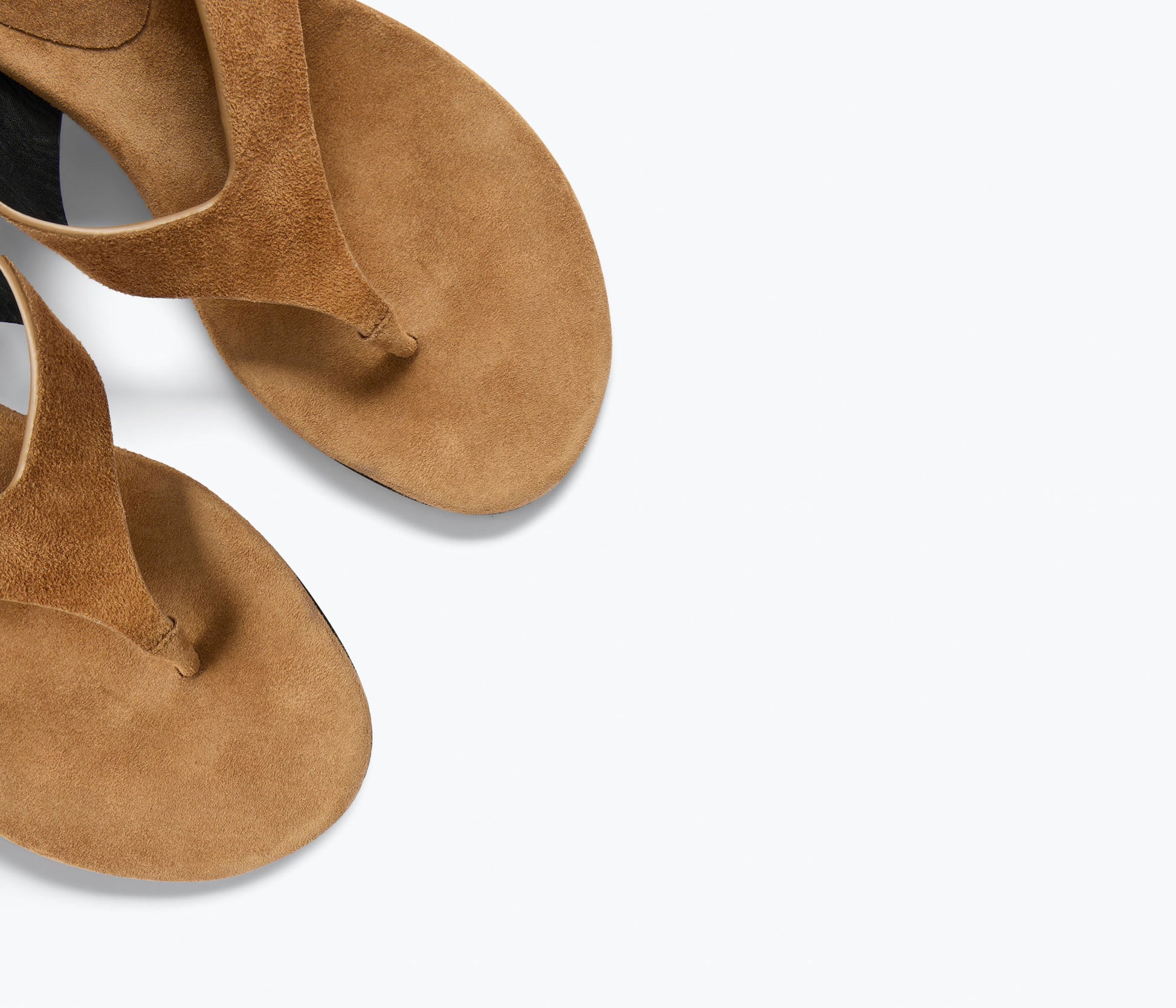 FREDA SALVADOR KAT HEELED LEATHER THONG SANDAL