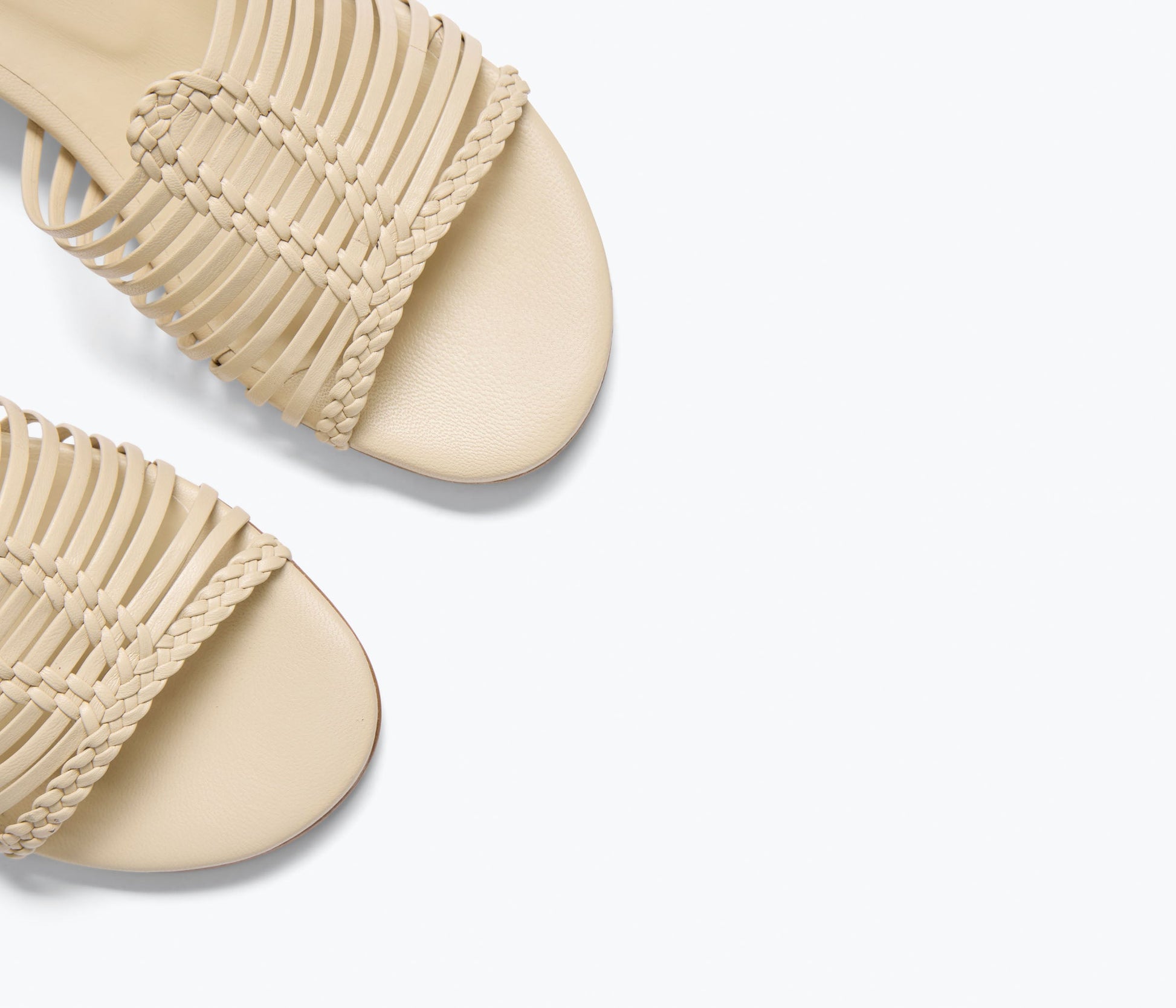 FREDA SALVADOR JUDY WOVEN BLOCK HEEL SANDAL