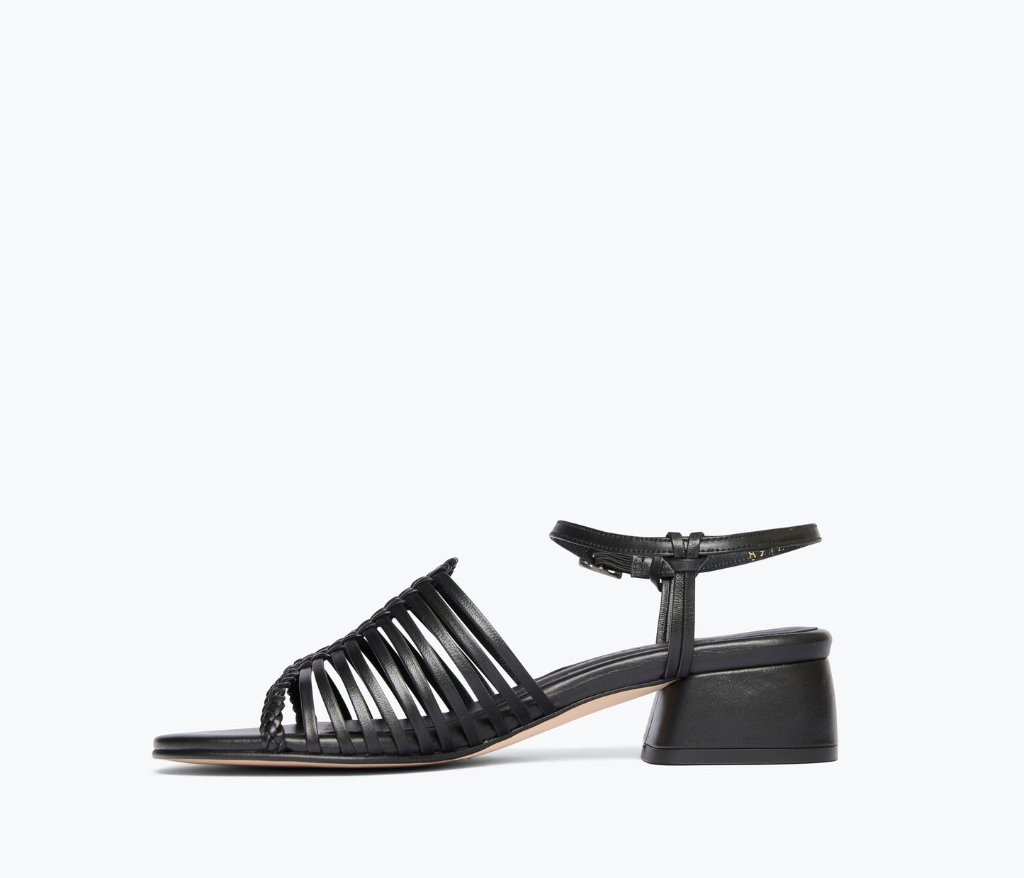 FREDA SALVADOR JUDY WOVEN BLOCK HEEL SANDAL