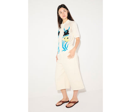 FREDA SALVADOR HALLE LEATHER THONG SANDAL