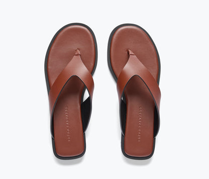 FREDA SALVADOR HALLE LEATHER THONG SANDAL
