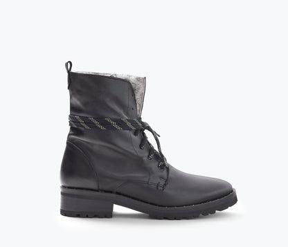 FREDA SALVADOR HIKE SHEARLING COMBAT BOOT