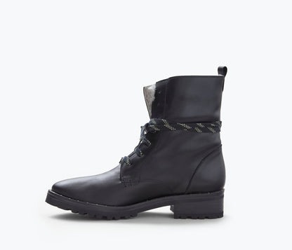 FREDA SALVADOR HIKE SHEARLING COMBAT BOOT
