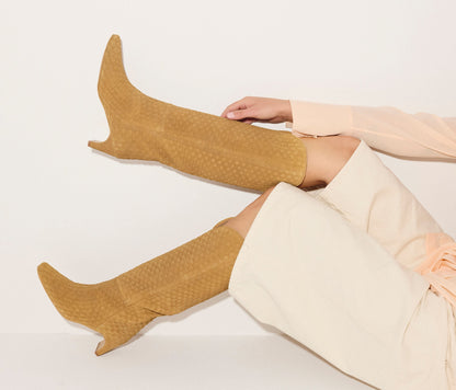 FREDA SALVADOR LENNOX WOVEN TALL BOOT