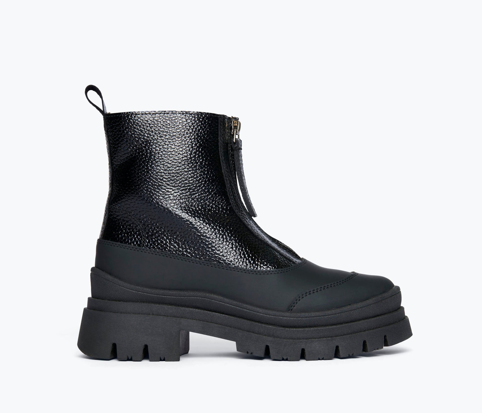 FREDA SALVADOR CALEB SHEARLING LUG BOOT